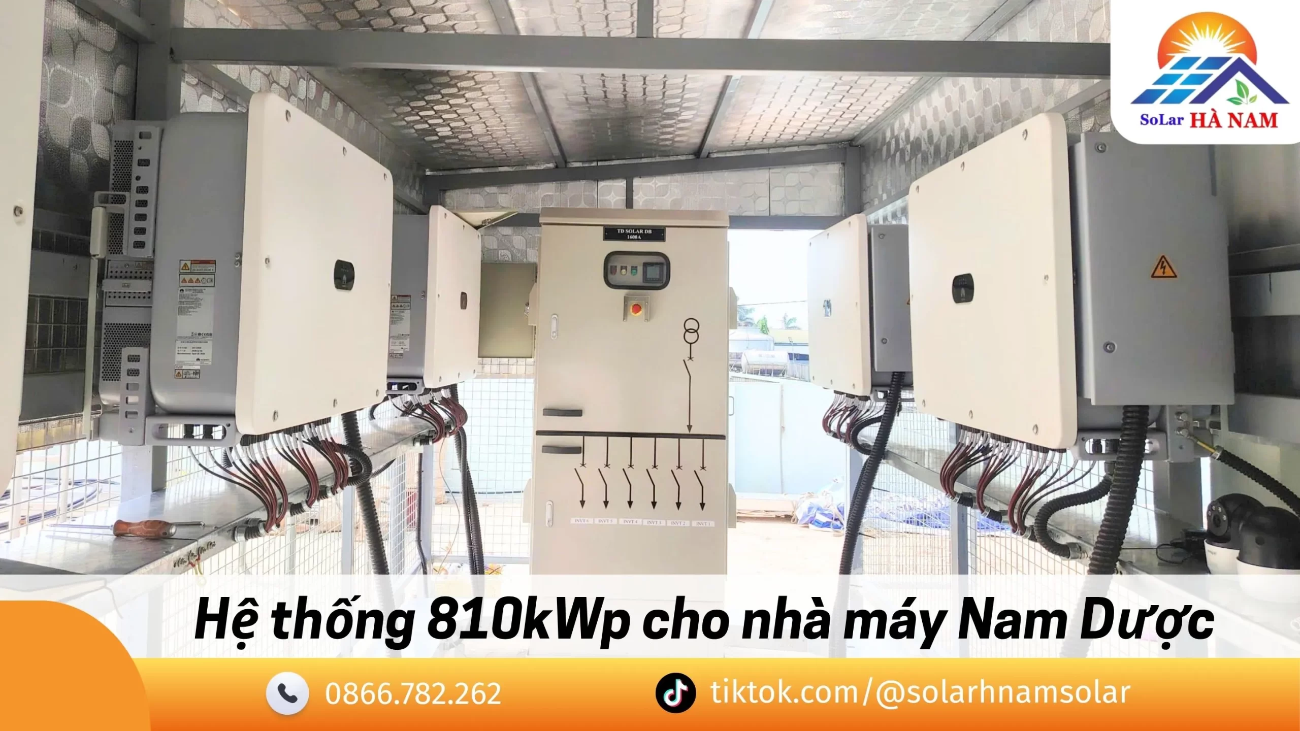 Dự án Điện mặt trời cho nhà máy Nam Dược tại Nam Định