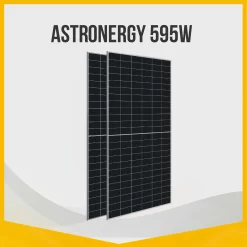 Tấm pin Astronergy 595W 2 mặt kính chính hãng - Giá tốt