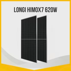 LONGI HiMO 7 620W 2 mặt kính - Tấm pin mặt trời hiệu suất cao dành cho dự án và nhà xưởng