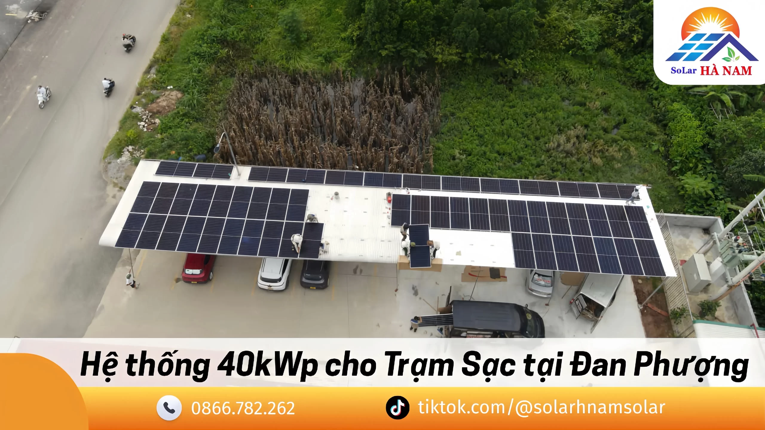 Lắp đặt hệ thống sạc xe điện công suất 40kW tại Đan Phượng Hà Nội